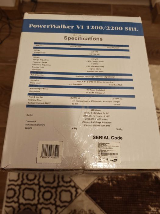 UPS BlueWalker PowerWalker VI 1200 \ 2200