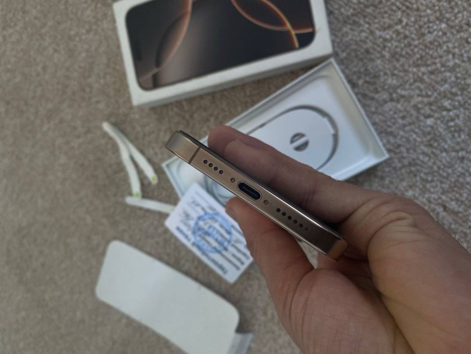 Iphone 16 Pro Max 256gb NARXI BO’LISHI