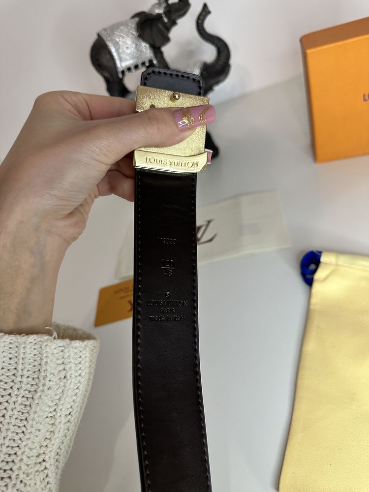 Curea Louis Vuitton piele canvas 100% cutie inclusă cadou