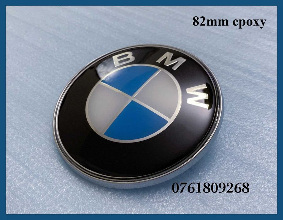 Embleme logo BMW pentru capota / portbagaj 74 / 78 / 82mm