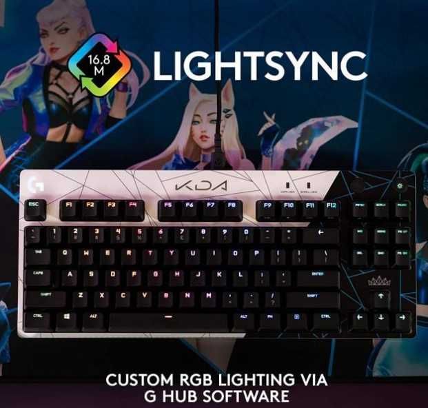 (чисто нова) Logitech G Pro KDA - Геймърска механична клавиатура