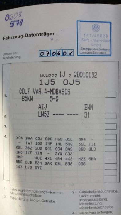 Dezmembrez vw golf 4,2001, benzina,2.0 4motion