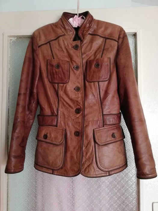 Дамско яке ЕСТЕСТВЕНА кожа на ZOYA