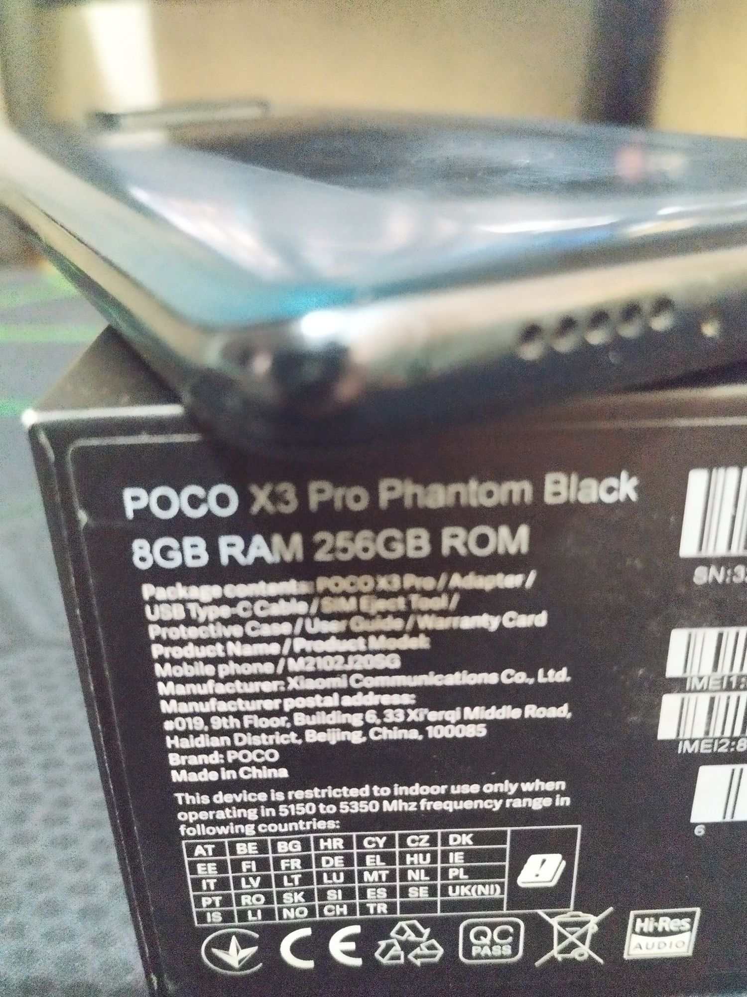 Poco X3 pro black память 8/256