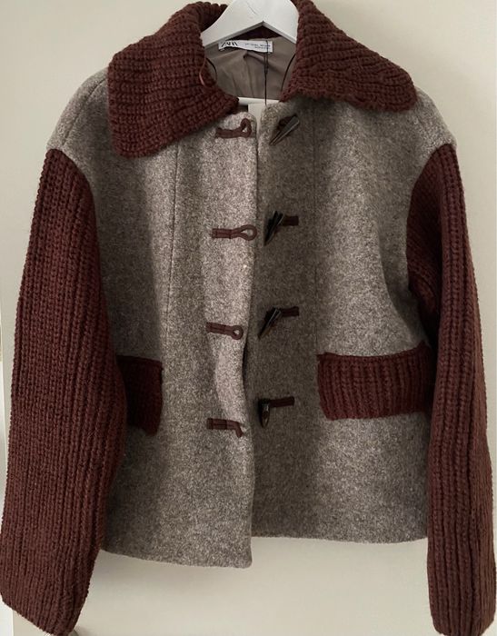 Jacheta palton Zara din lana, noua!