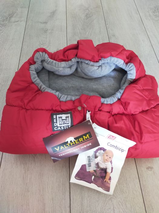 Combinezon tip sac pentru cărucior și scaun auto, 6-12 luni, Red Castl