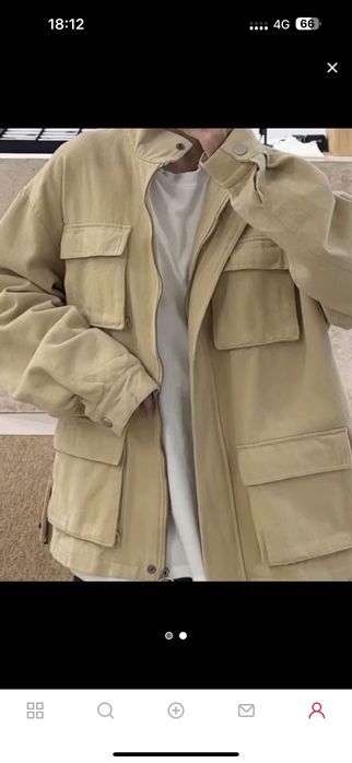 Джинсовая парка из хлопка