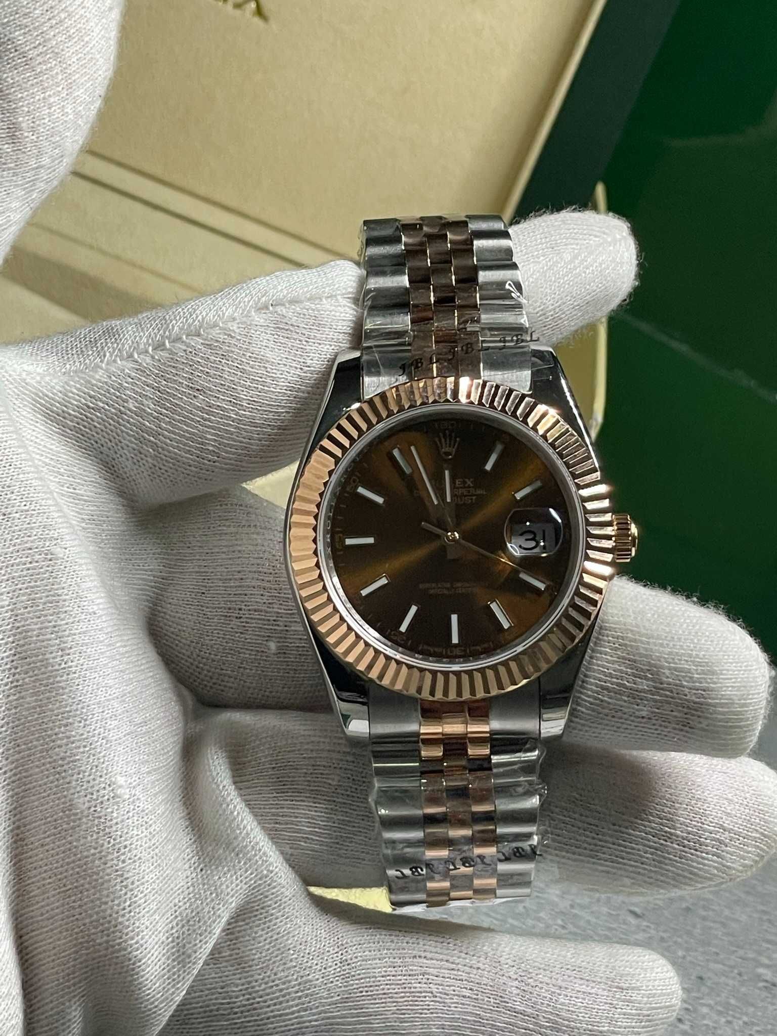 Rolex Date Just 40 MM Chocolate Brown Dial