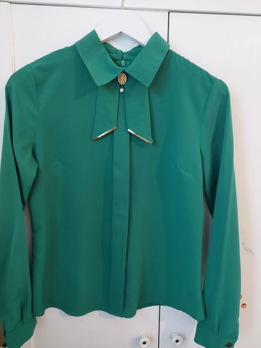 Camasa verde eleganta marimea 36