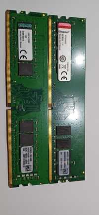 2 x Memorie Kingston 8GB, DDR4, 2400MHz, CL17 = 16GB