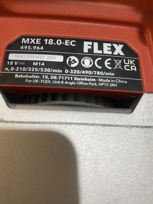 Malaxor FLEX MXE 18-Ec Brushless 2024