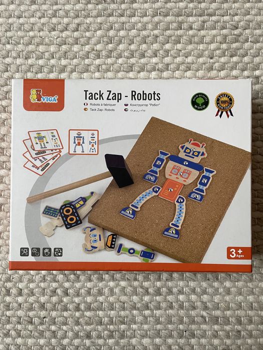 Дървена играчка Направи си робот