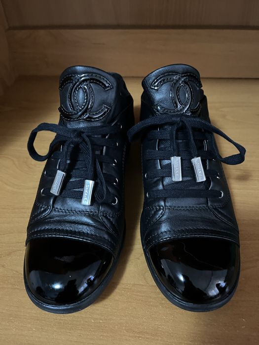 Papucii piele damă Chanel