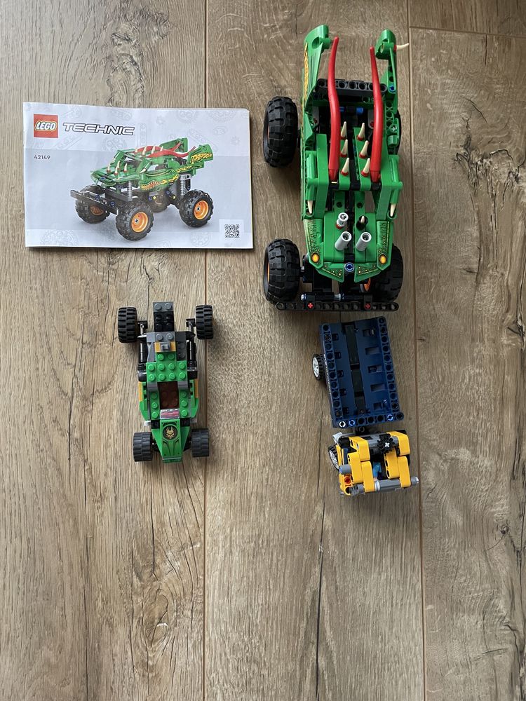 Lego Technic Monster Jam , Autobasculanta, mașina de curse