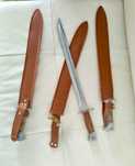 Baioneta 50cm , Cuțit militar + teaca piele / preț pe bucata
