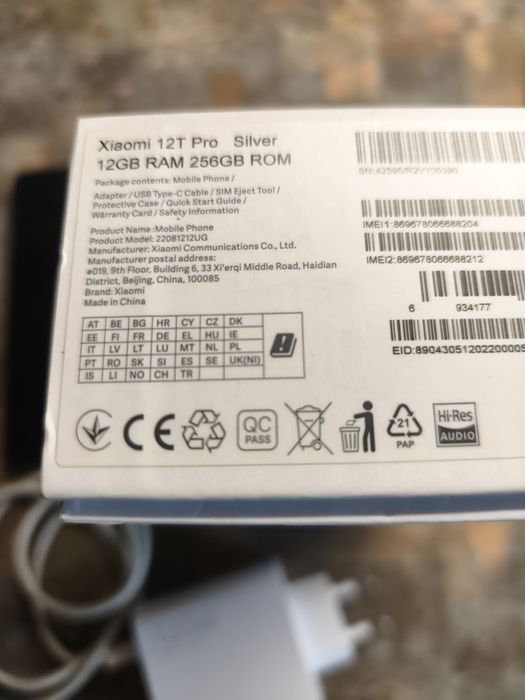 Xiaomi 12 t pro-12+4GB/256GB