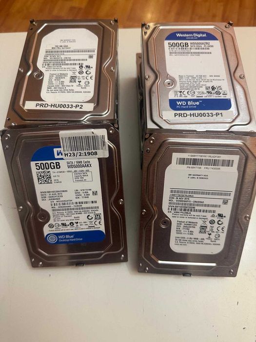 * OFERTA WOW * LOT 25 HDD PC Western Digital 500GB 7200RPM 100% Health