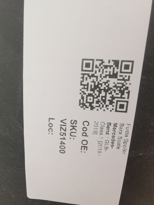 Mercedes-Benz ГЛБ-Клас / Mercedes-Benz GLB-Class Оригинален заден спой