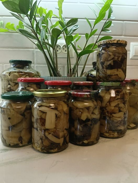 Грибы маринованные