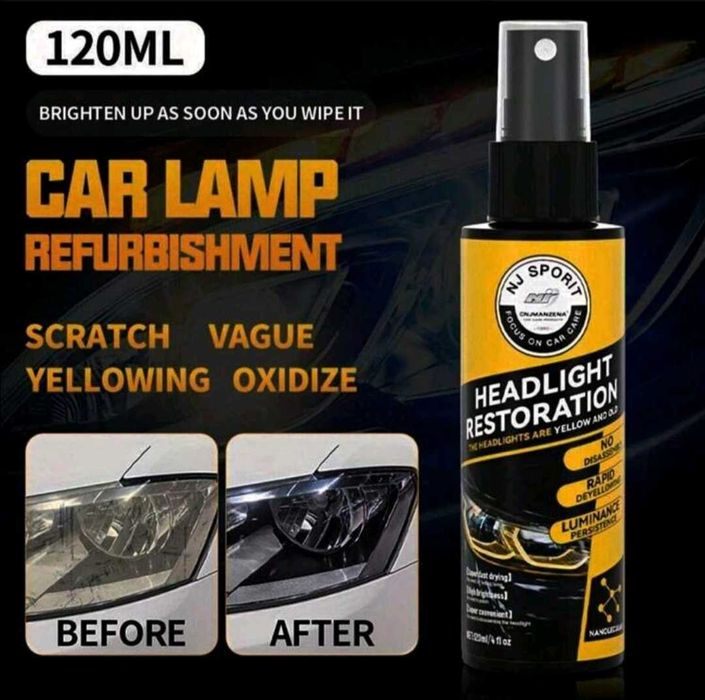 Препарат за полиране на фарове спрей