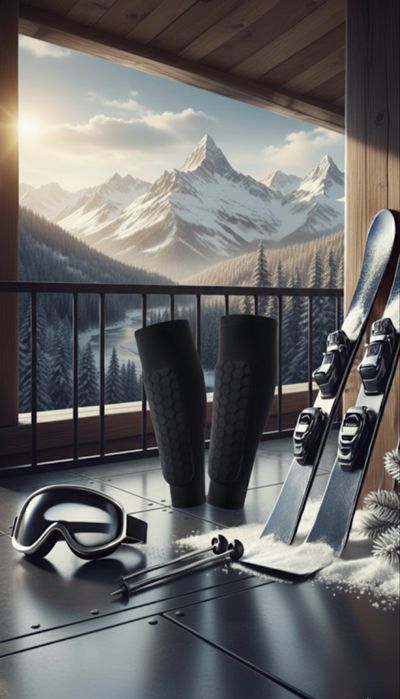 Protectie tibie pentru( ski, fotbal)