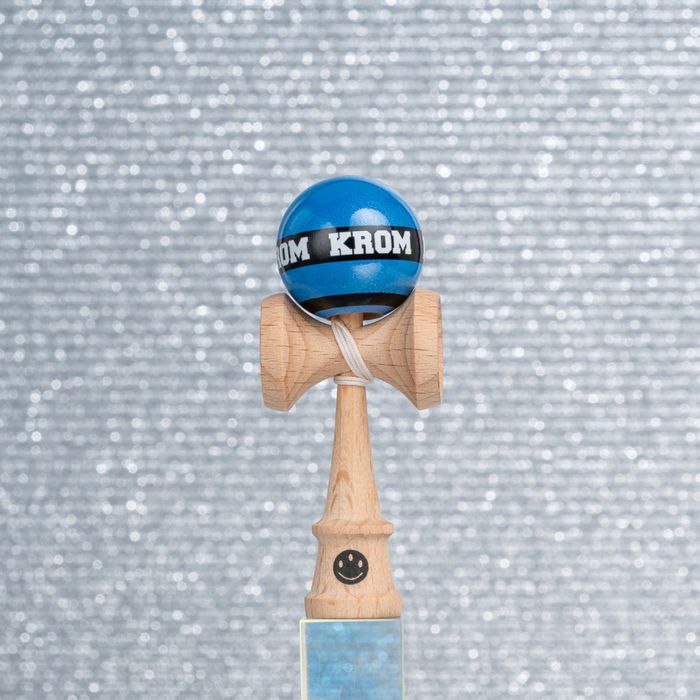 kendama krom mikro albastra