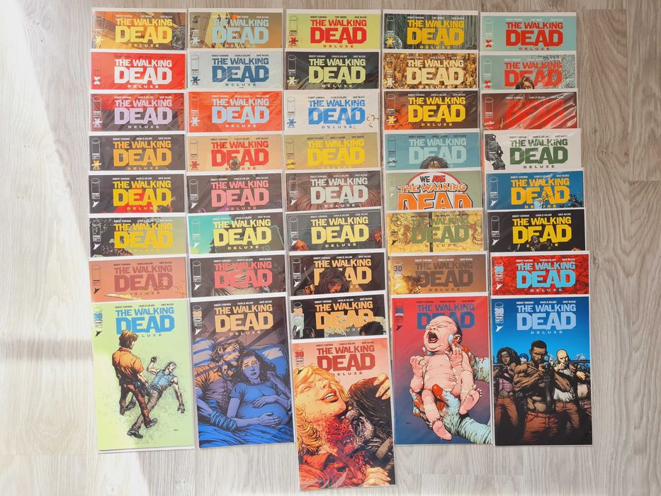 Комикси The Walking Dead Deluxe Vol. 1, #1-41, NM, Image Comics
