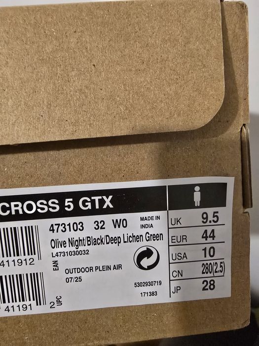 Salomon Alphacross 5 gtx goretex 44  28 cm noi