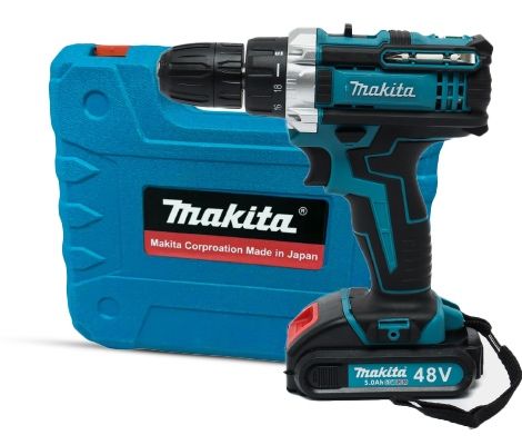 Шуруповерт Makita 48V + набор 23 предмета