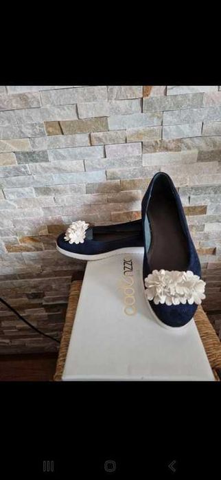 Balerini bluemarine 100% piele, masura 37,5