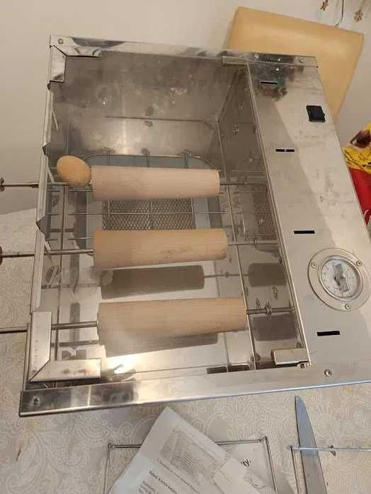 aparat masina de kurtos kalacs cozonac unguresc pe gaz 4 pozitii nou