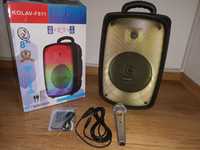 Boxa acumulator reincarcabil portabila/Boxa bluetooth karaoke