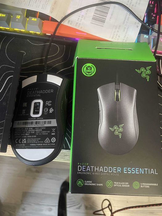 Razer DeathAdder Essential – Mouse Gaming (cu garanție 3 luni)