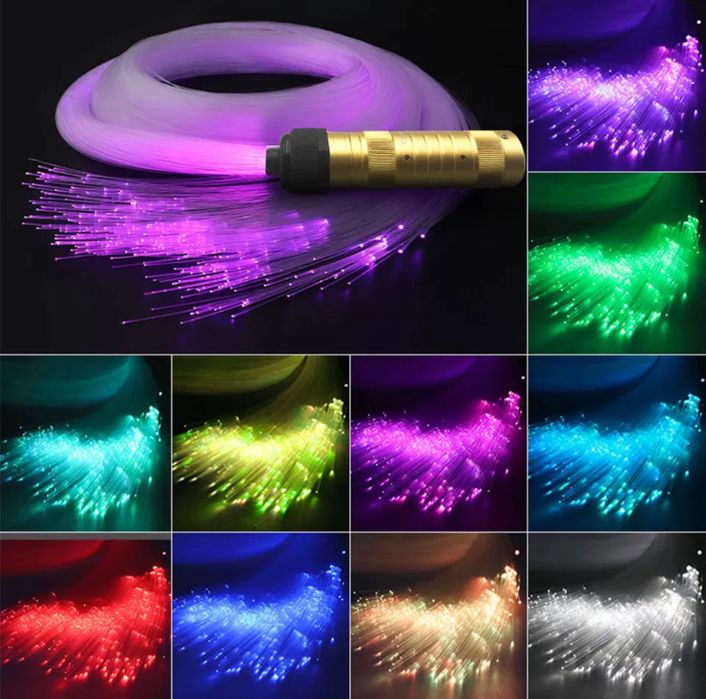 Kit fibra optica plafon 10w 500 fire auto/220v.