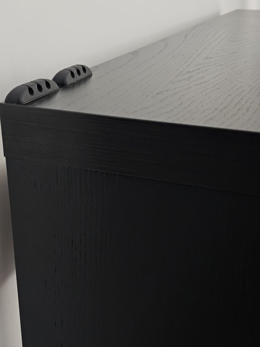 Birou Malm (IKEA) negru 140x65