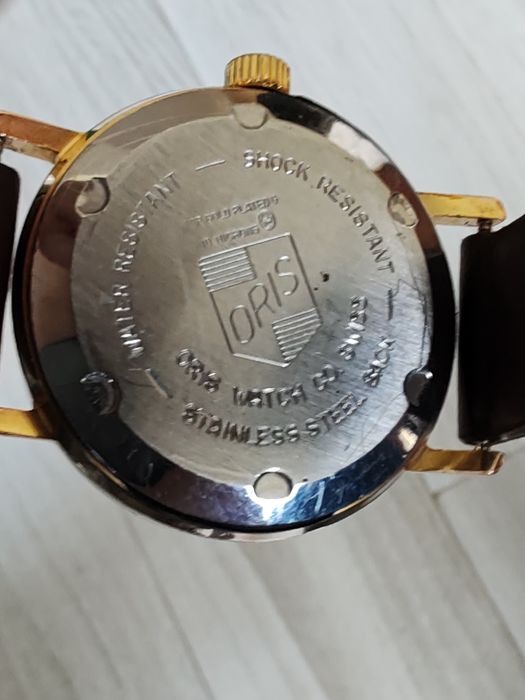 Ceas Oris Mecanic Placat cu aur 33 mm Funcționează excelent!