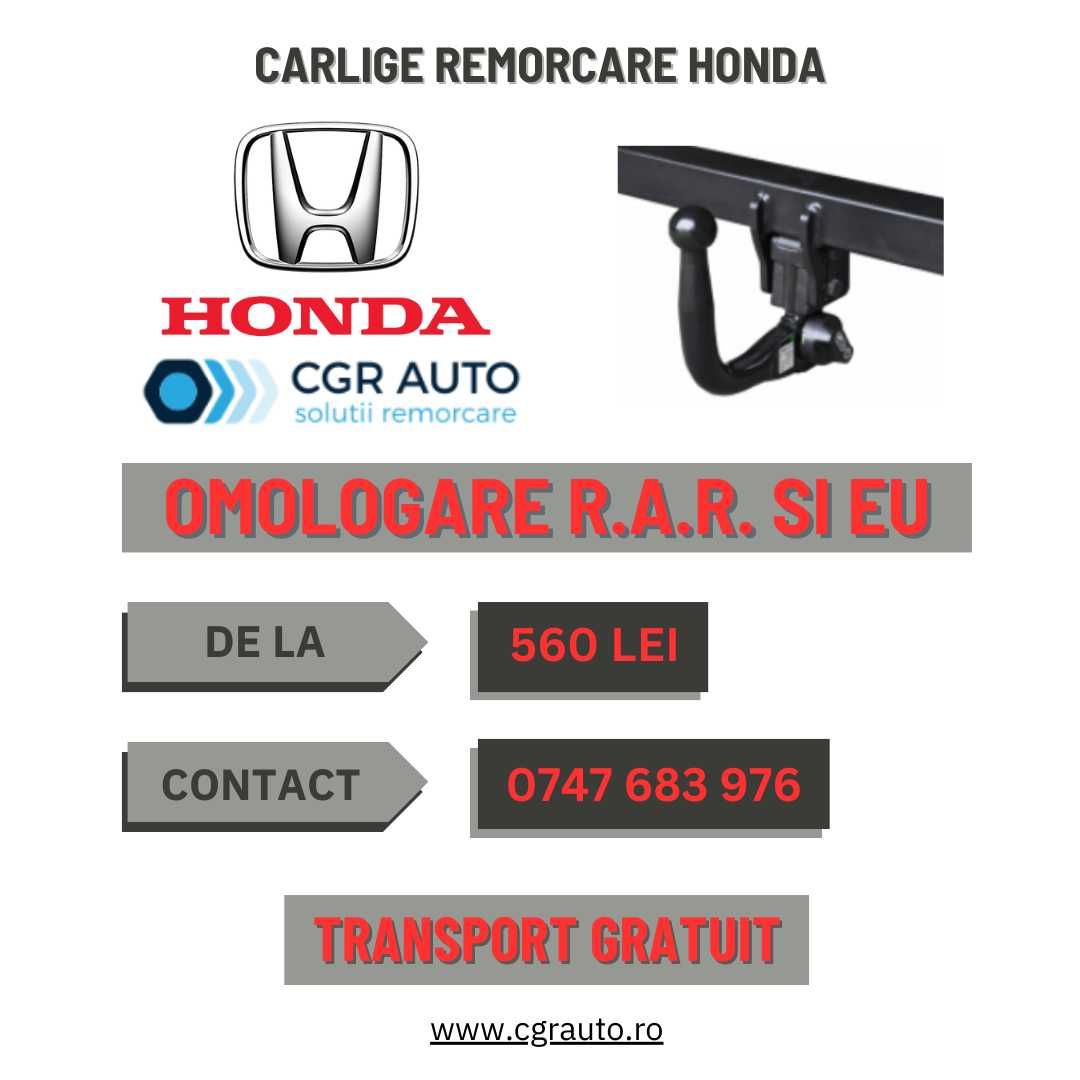 Carlige remorcare Honda omologate, premium