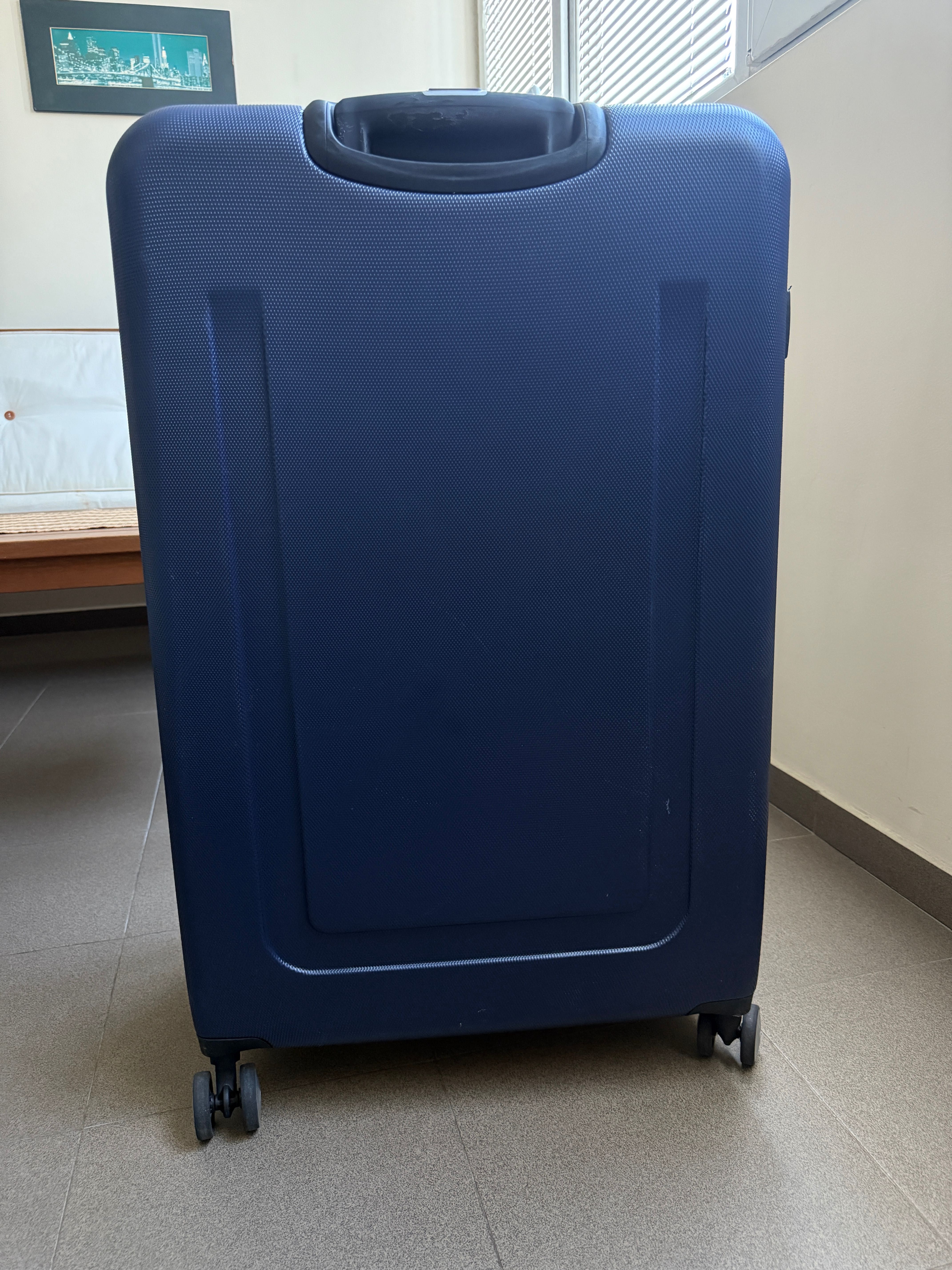Голям куфар Samsonite (тъмно син)
