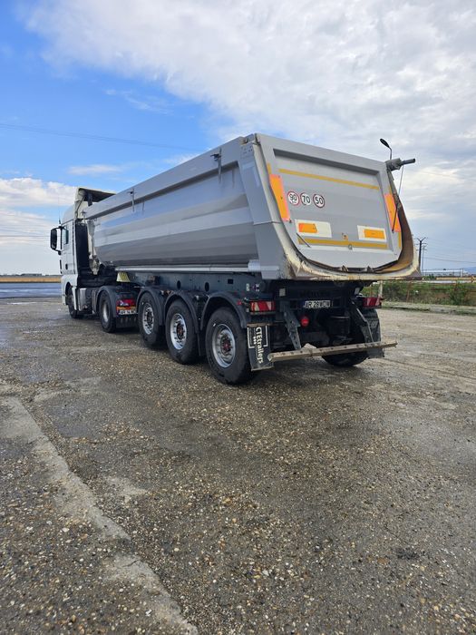 Man TGX 18.440 si semiremorca MEILLER  28M³