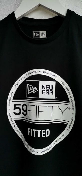 Tricou bărbați New Era Visor Sticker Tee 59FIFTY măr XS Negru ca nou
