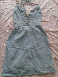 rochita bumbac denim marimea S second hand