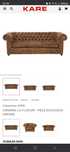 Canapea oxford/chesterfield 3 locuri Kare + bancheta oxford