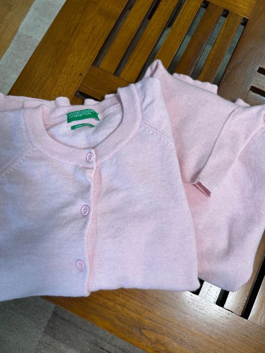 Жилетка и блуза комплект от мерино BENETTON