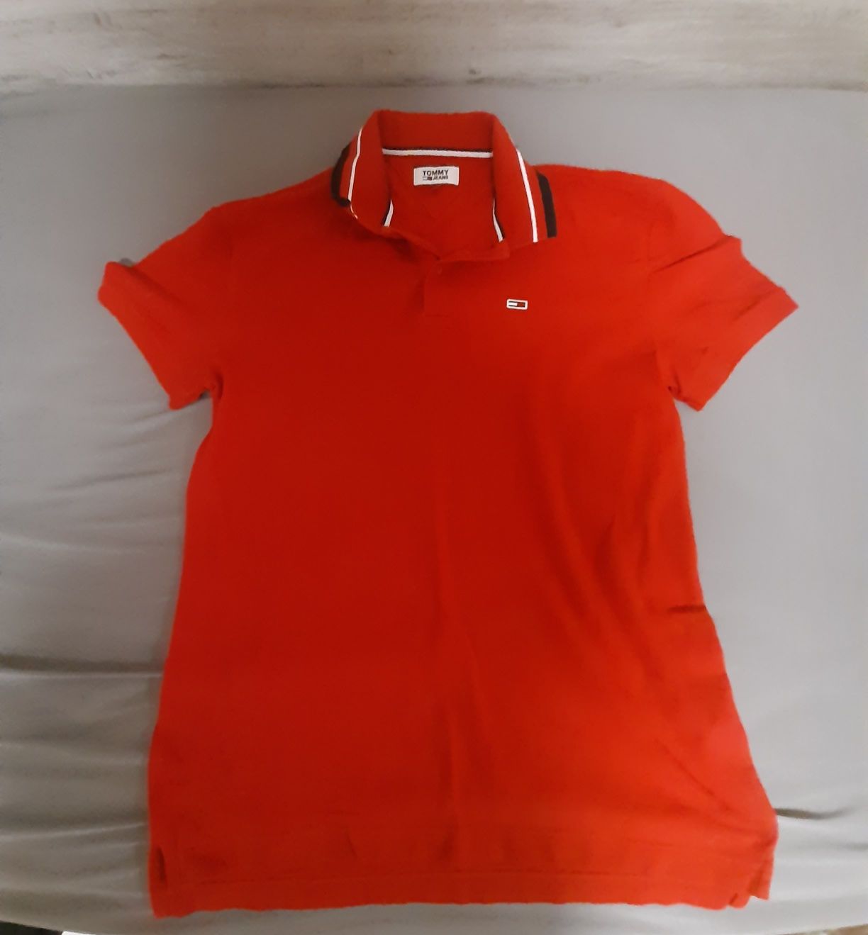Tommy Jeans тениска червен цвят