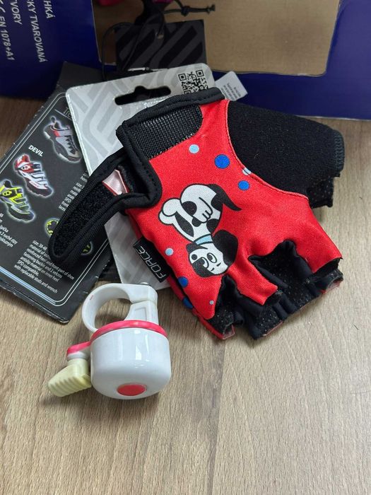 Casca copii Force FUN Flowers roz/alb/gri S (48-54 cm)