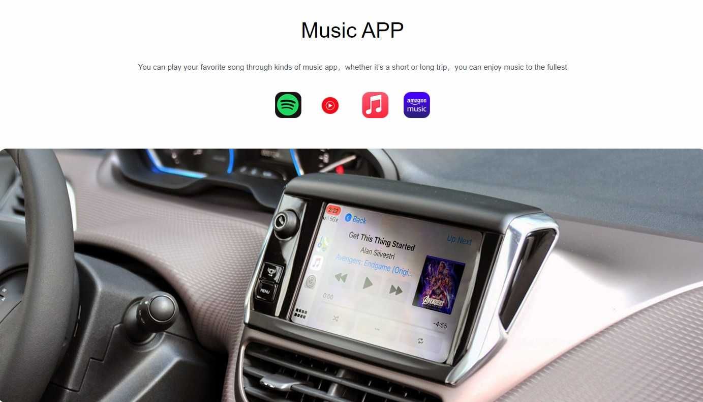 PEUGEOT / CITROEN System Безжичен Apple Carplay Android Auto MMI BOX
