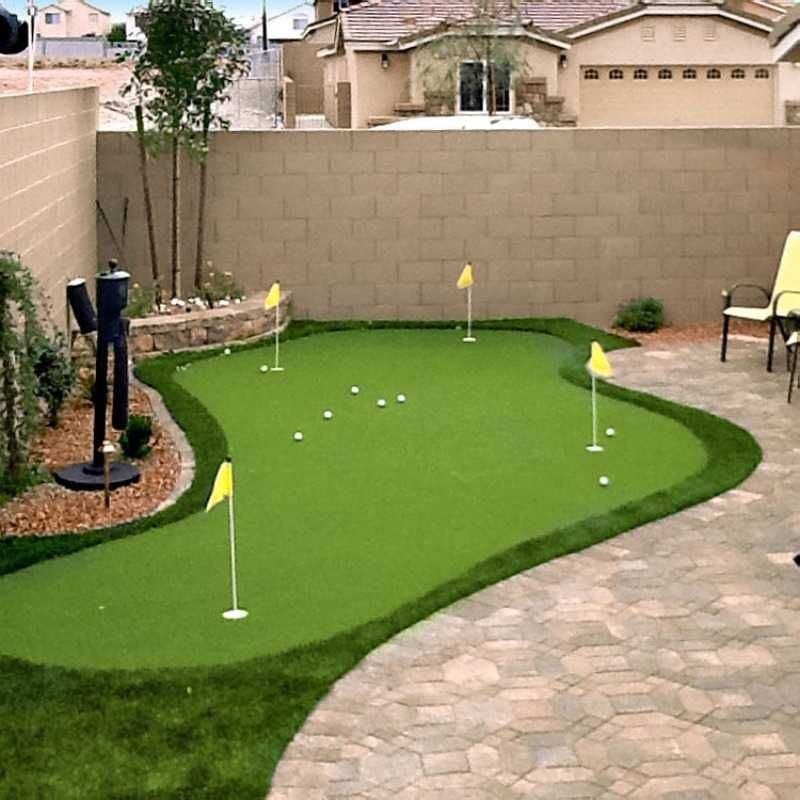 Golf chimi, sintetik chim, yashil chim