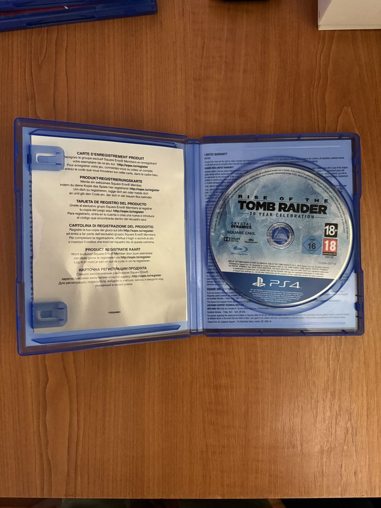 Tomb Raider, Playstation 4 /5