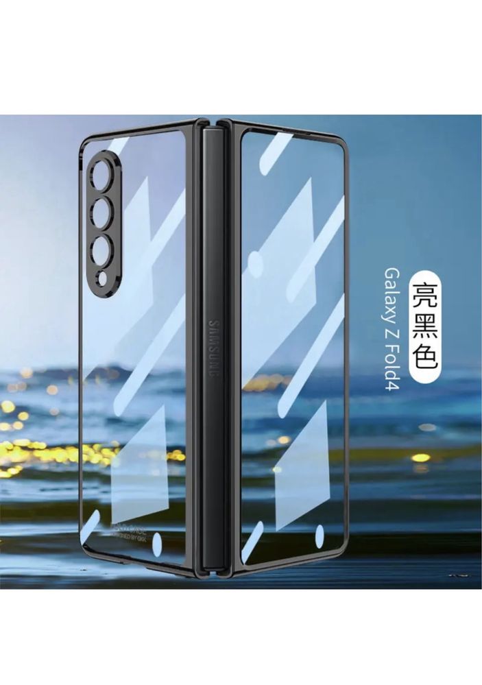 Samsung Z FOLD FLIP 3 4 5 6 Husa Slim Plastic Transparenta Insertie