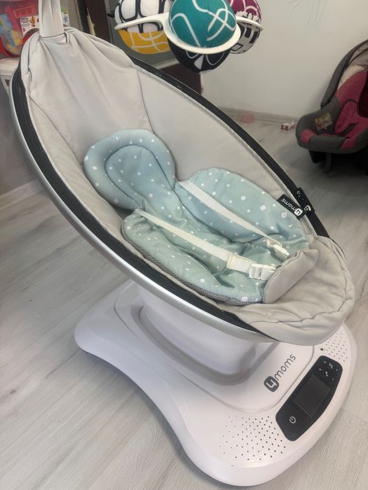 4moms Mamaroo 4 електрическа люлка/шезлонг + подложка за новородено